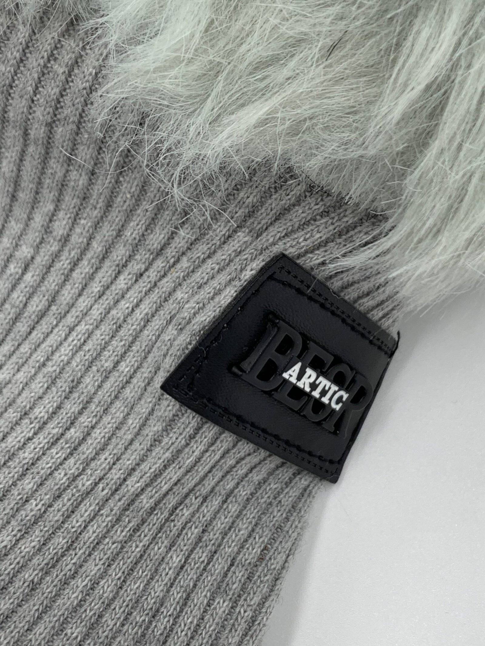 Grey Faux Fur Coat - Image 5